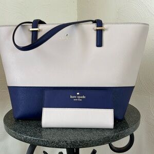 Kate Spade Tote w/ matching wallet
